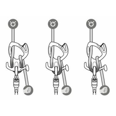 PETZL DESCENSOR PIRANA GUIDE, ARISTARUN