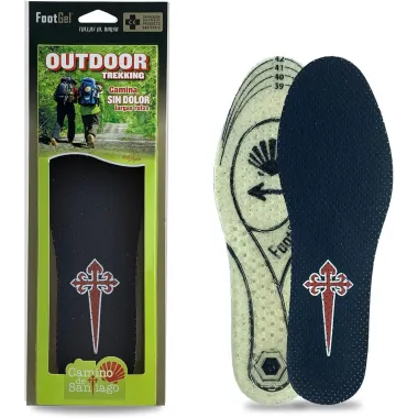 PLANTILLAS FOOTGEL OUTDOOR TREKKING ESPECIAL CAMINO DE SANTIAGO, ARISTARUN