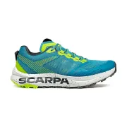 SCARPA SPIN PLANET OCEAN BLUE-LIME MEN TRAIL SHOES