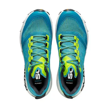 SCARPA SPIN PLANET OCEAN BLUE-LIME TRAIL HOMBRE, ARISTARUN