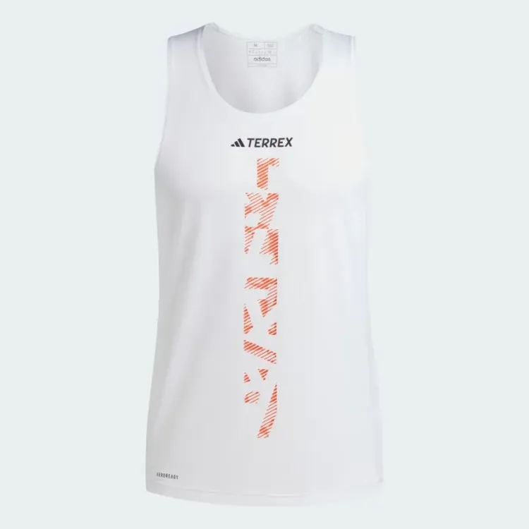 ADIDAS TERREX XPR SINGLET WHITE BLANC/SILGRN VERARG M, ARISTARUN.