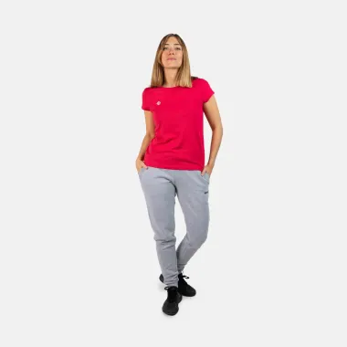 IZAS CAMISETA CREUS TURQUESA/BARBERRY MUJER, ARISTARUN.