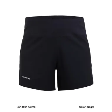 SPHERE PRO SHORT DEPORTIVO GEMA NEGRO MUJER, ARISTARUN.