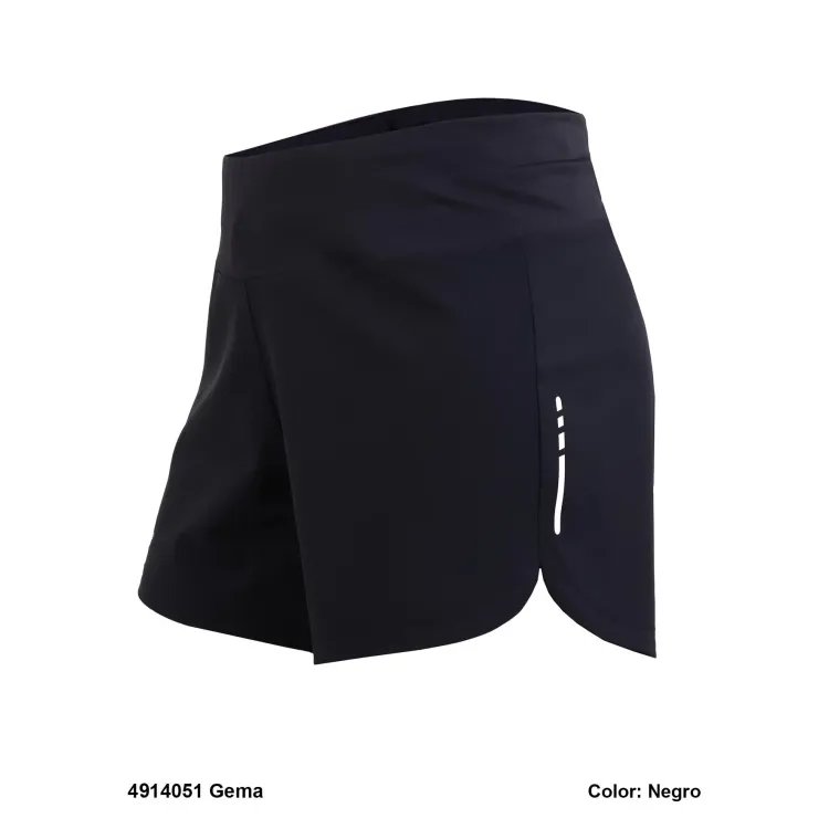 SPHERE PRO SHORT DEPORTIVO GEMA NEGRO MUJER, ARISTARUN.
