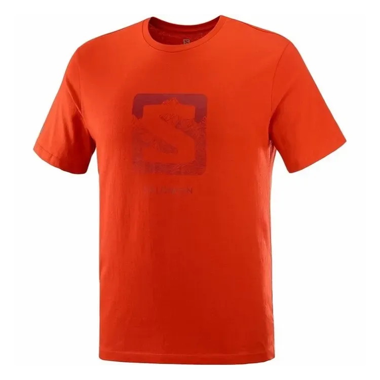 SALOMON CAMISETA OUTLIFE LOGO ROJO ALGODON, ARISTARUN