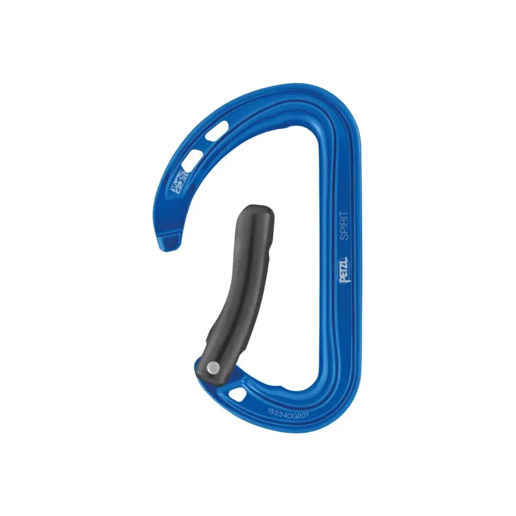 PETZL MOSQUETÓN SPIRIT CURVO AZUL, ARISTARUN