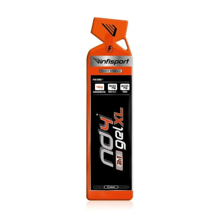 INFISPORT ND4 GEL 2:1 XL 45G CHO NARANJA, ARISTARUN