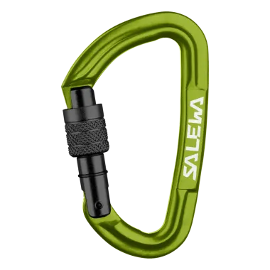 Mousqueton à Vis Salewa Hot G3 – Résistance 23 KN – Poids 46 G – Pour Escalade, Via Ferrata, Travail En Hauteur