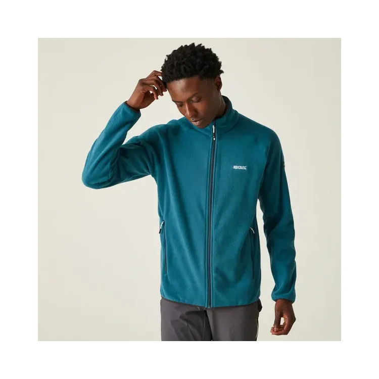 REGATTA Polar con cremallera completa para hombre Azul marroquí, ARISTARUN