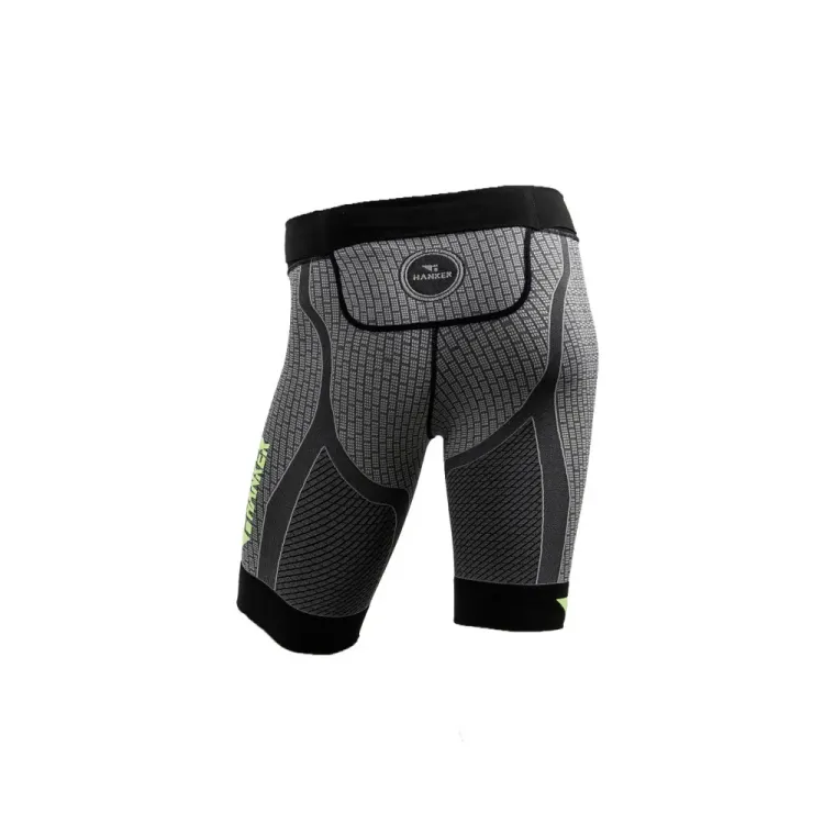 HANKER NAG MALLA CORTA COMPRESIVA UNISEX AZUL/NEGRO