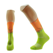 PIMIENTO NEGRO A FUEGO GREEN/ORANGE SOCKS