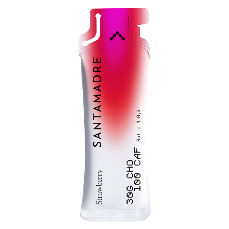 SANTA MADRE GEL ENERGÉTICO STRAWBERRY CAFEINA, ARISTARUN