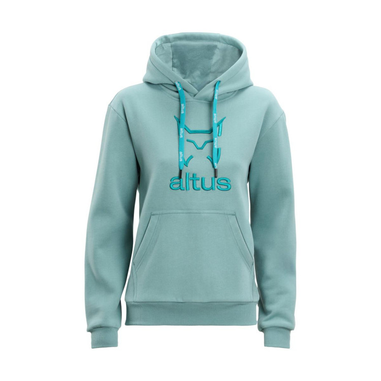 ALTUS KARNAC SUDADERA VERDE AGUA MUJER,ARISTARUN
