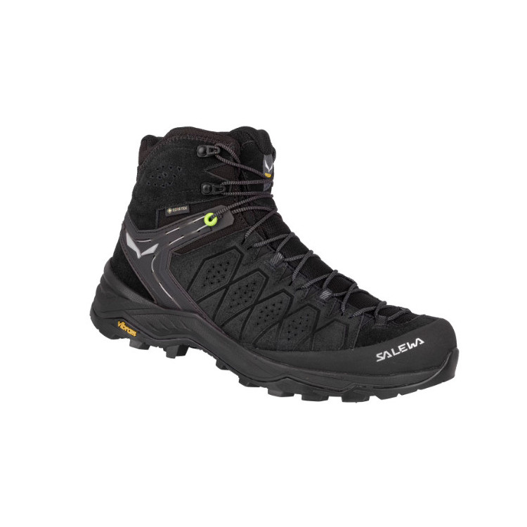 SALEWA BOTA ALP TRAINER 2 MID GTX BLACK HOMBRE LATERAL,ARISTARUN