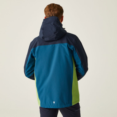 REGATTA BIRCHDALE CHAQUETA IMPERMEABLE AZUL HOMBRE ANTERIOR,ARISTARUN