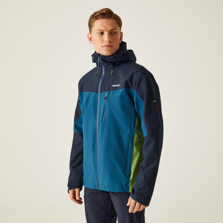REGATTA BIRCHDALE CHAQUETA IMPERMEABLE AZUL HOMBRE PORTADA,ARISTARUN
