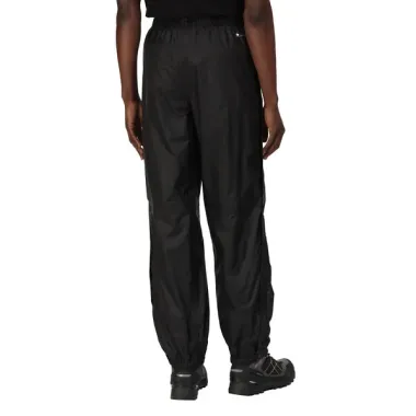 REGATTA ACTIVE PANTALON IMPERMEABLE NEGRO TRASERA,ARISTARUN