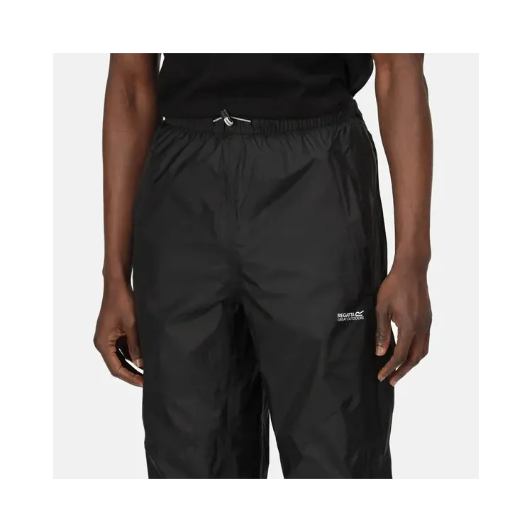 REGATTA ACTIVE PANTALON IMPERMEABLE NEGRO AMPLIADA,ARISTARUN
