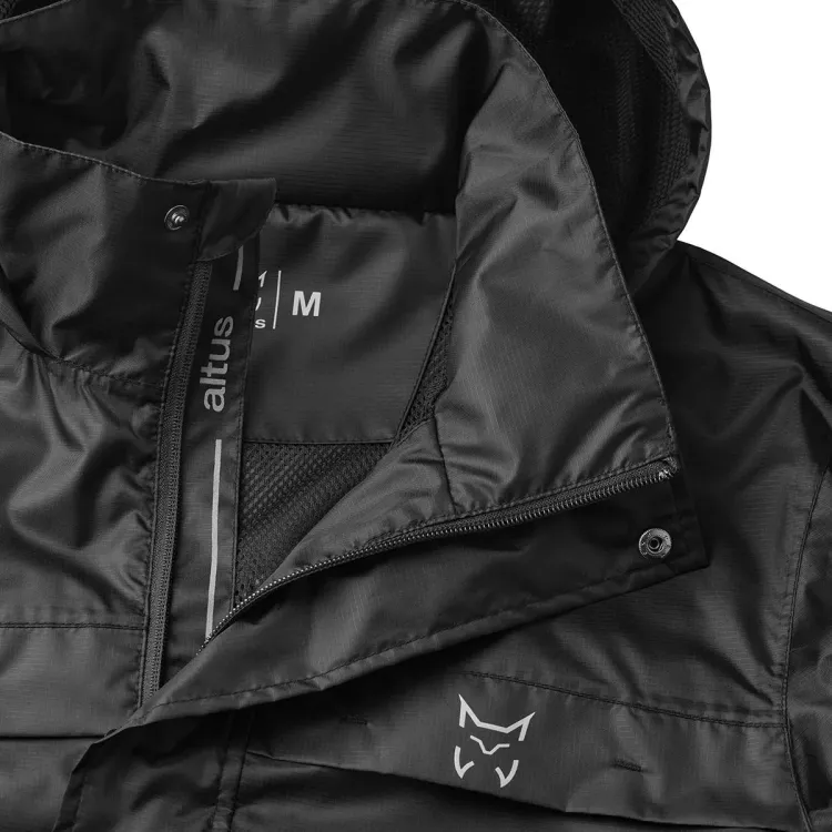 ALTUS CHAQUETA IMPERMEABLE RODAS NEGRO HOMBRE CREMALLERA,ARISTARUN