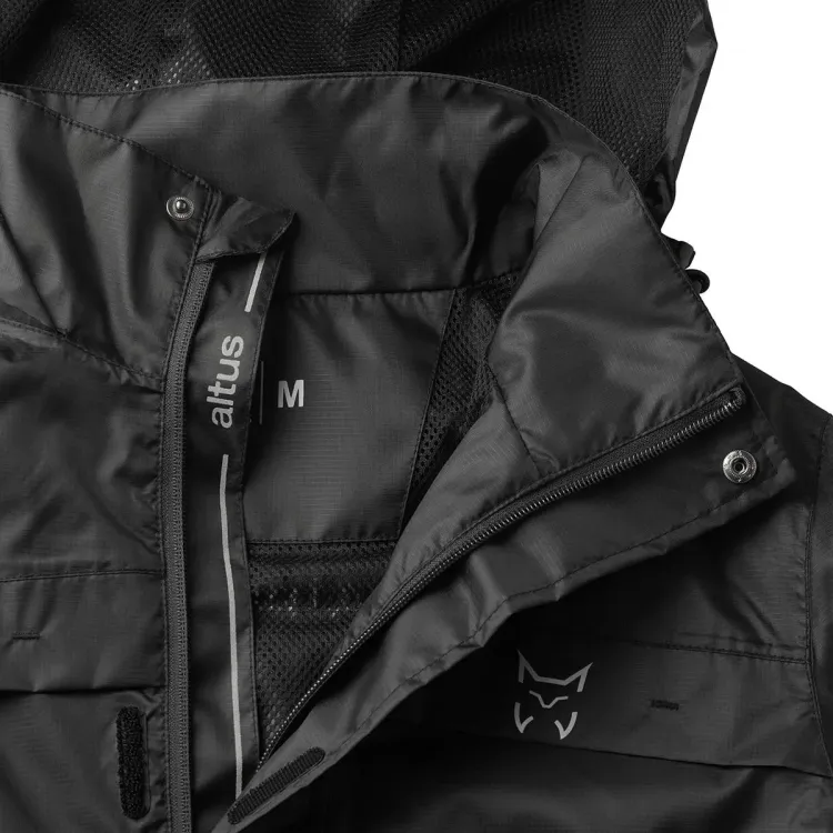 ALTUS CHAQUETA IMPERMEABLE RODAS NEGRO MUJER CREMALLERA,ARISTARUN