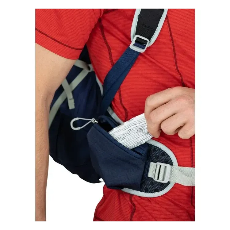 OSPREY MOCHILA SENDERISMO TALON 22 AZUL LATERAL,ARISTARUN