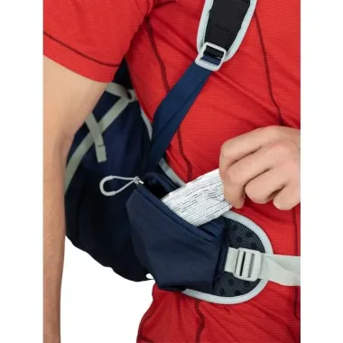 OSPREY MOCHILA SENDERISMO TALON 22 AZUL LATERAL,ARISTARUN