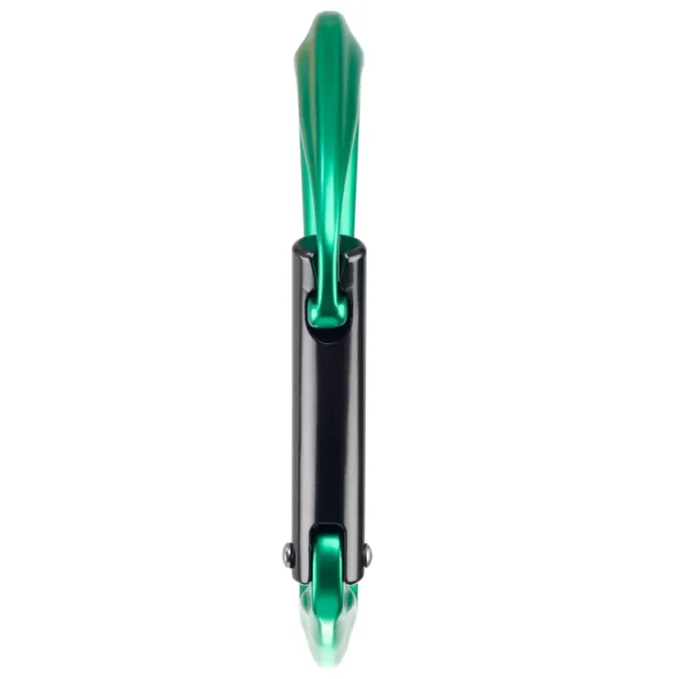 FIXE MOSQUETÓN PUPUT CURVE VERDE FRONTAL,ARISTARUN