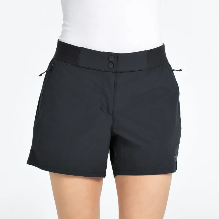 +8000 VERBA PANTALÓN CORTO TREKKING NEGRO MUJER PORTADA,ARISTARUN