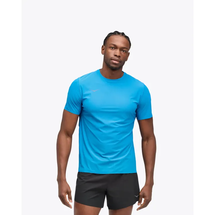 HOKA AIROLITE CAMISETA MANGA CORTA HOMBRE AZUL PORTADA,ARISTARUN