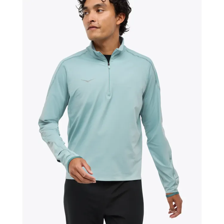 HOKA GLIDETECH QUARTER ZIP CAPA MEDIA DZY HOMBRE PORTADA,ARISTARUN