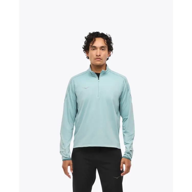 HOKA GLIDETECH QUARTER ZIP CAPA MEDIA DZY HOMBRE MODELO,ARISTARUN