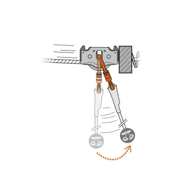 PETZL POLEA TRAC GUIDE LT, ARISTARUN