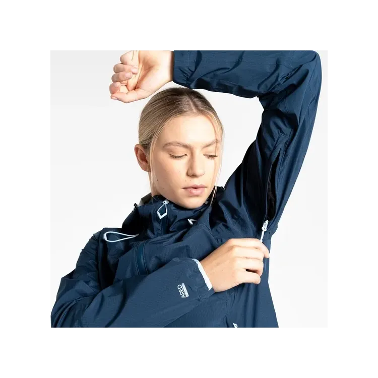 DARE 2B CHAQUETA IMPERMEABLE TORREK BREATHE EASY MOONLIGHT MUJER AXILA,ARISTARUN