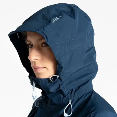 DARE 2B CHAQUETA IMPERMEABLE TORREK BREATHE EASY MOONLIGHT MUJER GORRO,ARISTARUN
