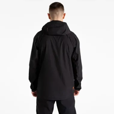 DARE 2B CHAQUETA IMPERMEABLE TORREK BREATHE HOMBRE NEGRO TRASERA,ARISTARUN