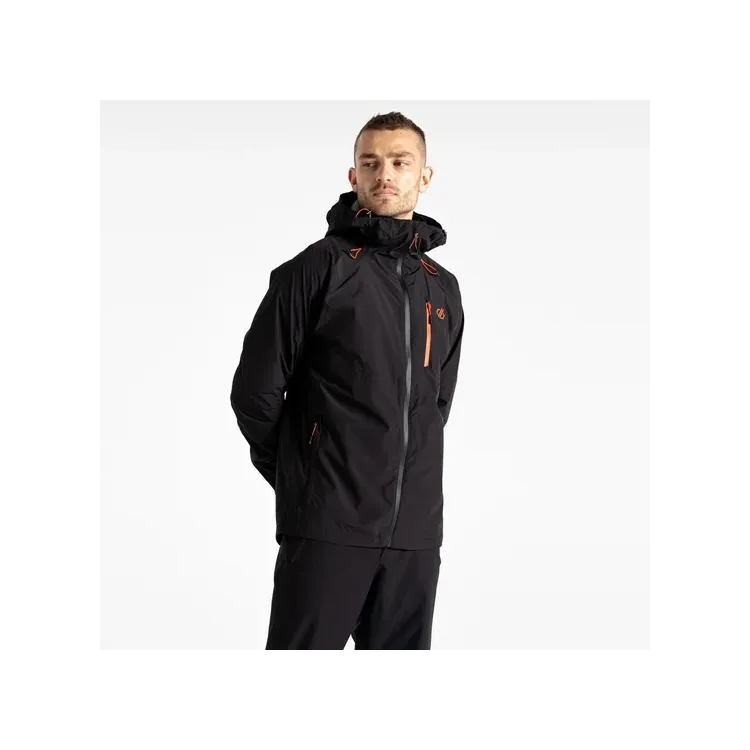 DARE 2B CHAQUETA IMPERMEABLE TORREK BREATHE HOMBRE  NEGRO LATERAL,ARISTARUN
