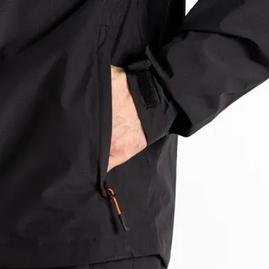 DARE 2B CHAQUETA IMPERMEABLE TORREK BREATHE HOMBRE NEGRO BOLSILLO,ARISTARUN
