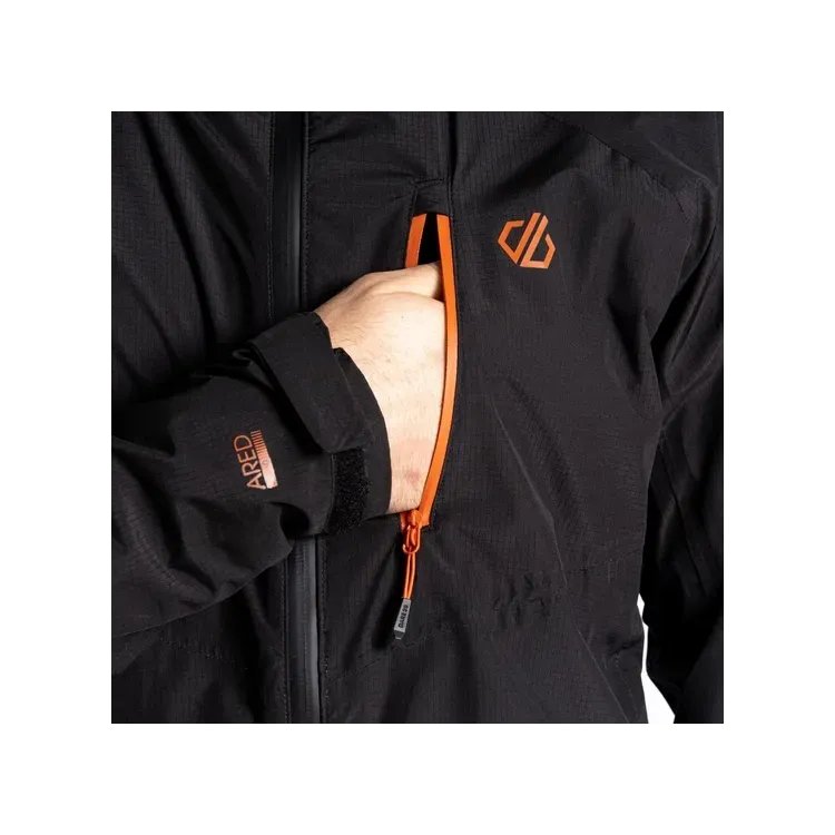 DARE 2B CHAQUETA IMPERMEABLE TORREK BREATHE HOMBRE NEGRO PECHO,ARISTARUN