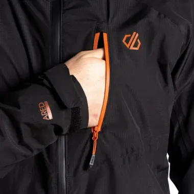 DARE 2B CHAQUETA IMPERMEABLE TORREK BREATHE HOMBRE NEGRO PECHO,ARISTARUN