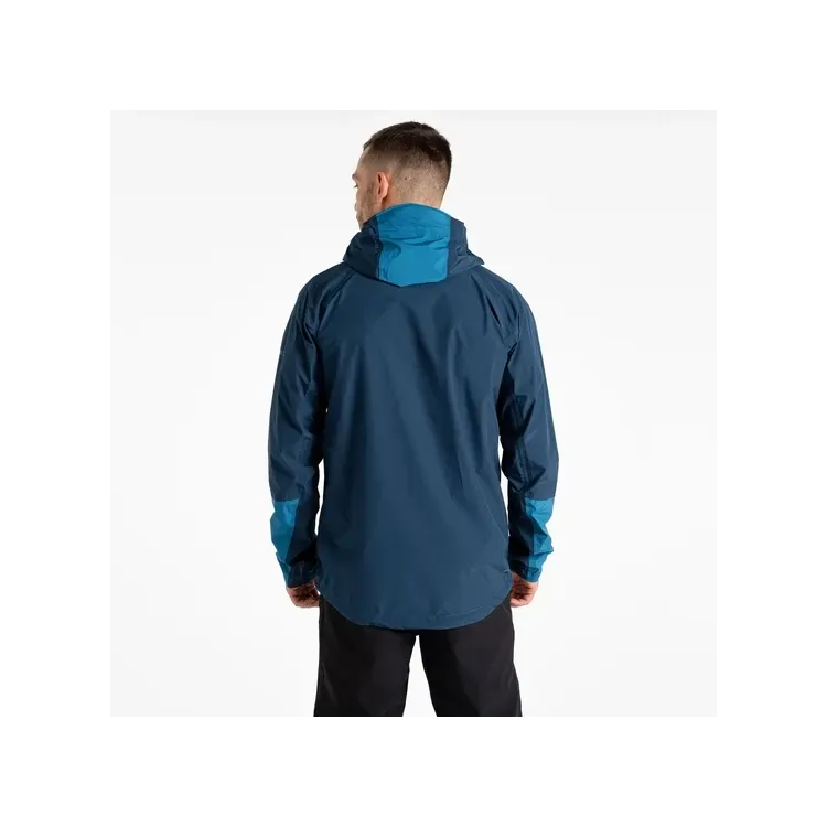 DARE 2B CHAQUETA IMPERMEABLE TORREK BREATHE HOMBRE AZUL TRASERA,ARISTARUN