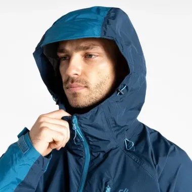 DARE 2B CHAQUETA IMPERMEABLE TORREK BREATHE HOMBRE AZUL GORRO,ARISTARUN