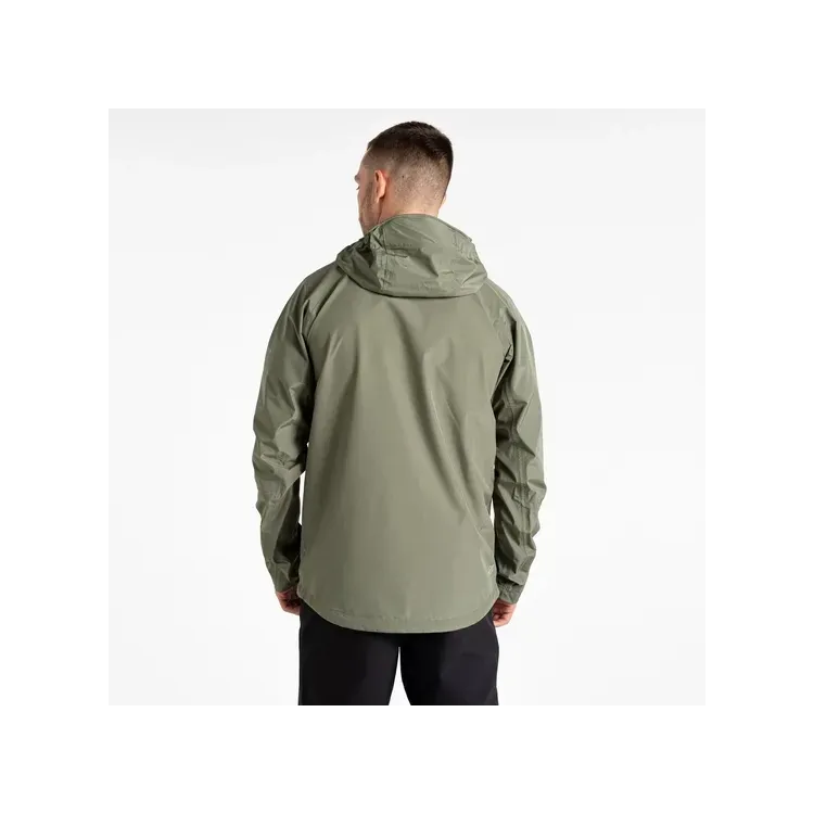DARE 2B CHAQUETA IMPERMEABLE TORREK BREATHE HOMBRE VERDE TRASERA,ARISTARUN