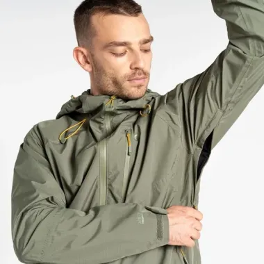 DARE 2B CHAQUETA IMPERMEABLE TORREK BREATHE HOMBRE VERDE AXILA,ARISTARUN