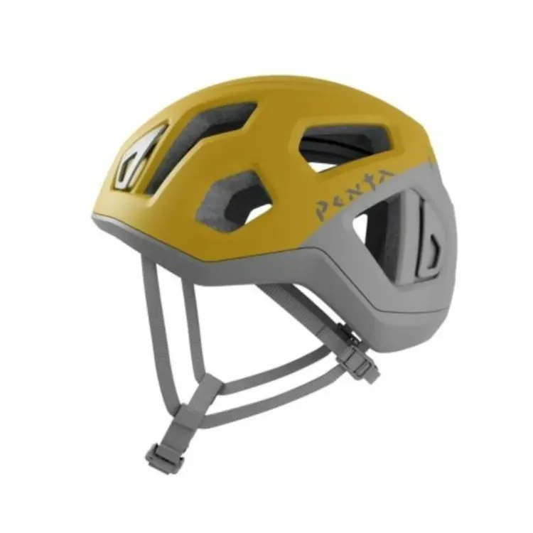 SINGING ROCK CASCO PENTA AZUL AMARILLO LATERAL, ARISTARUN