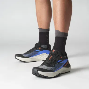 SALOMON GENESIS ZAPATILLA TRAIL HOMBRE BLACK/FRENCH BLUE DE PIE, ARISTARUN
