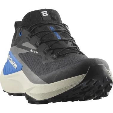 SALOMON GENESIS ZAPATILLA TRAIL HOMBRE BLACK/FRENCH BLUE FRONTAL, ARISTARUN