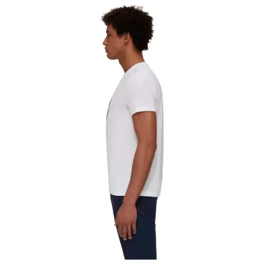 MAMMUT CAMISETA MANGA CORTA CORE BLANCO HOMBRE LATERAL,ARISTARUN