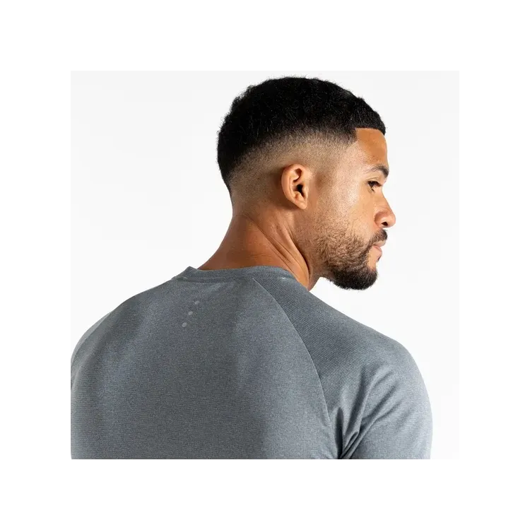 DARE 2B CAMISETA MANGA CORTA ACCELERATE TEE GRIS HOMBRE CUELLO,ARISTARUN