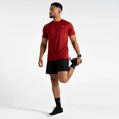 DARE 2B CAMISETA MANGA CORTA ACCELERATE TEE ROJO HOMBRE MODELO,ARISTARUN