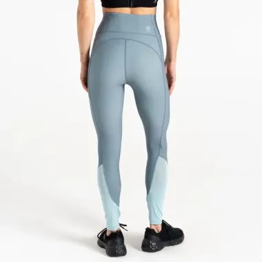 DARE 2B MALLA LARGA POWER LEGGING AQUIFER GREY MUJER TRASERA,ARISTARUN